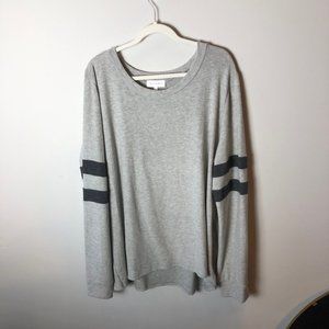 Forever 21 Plus size (3X) gray long sleeve top